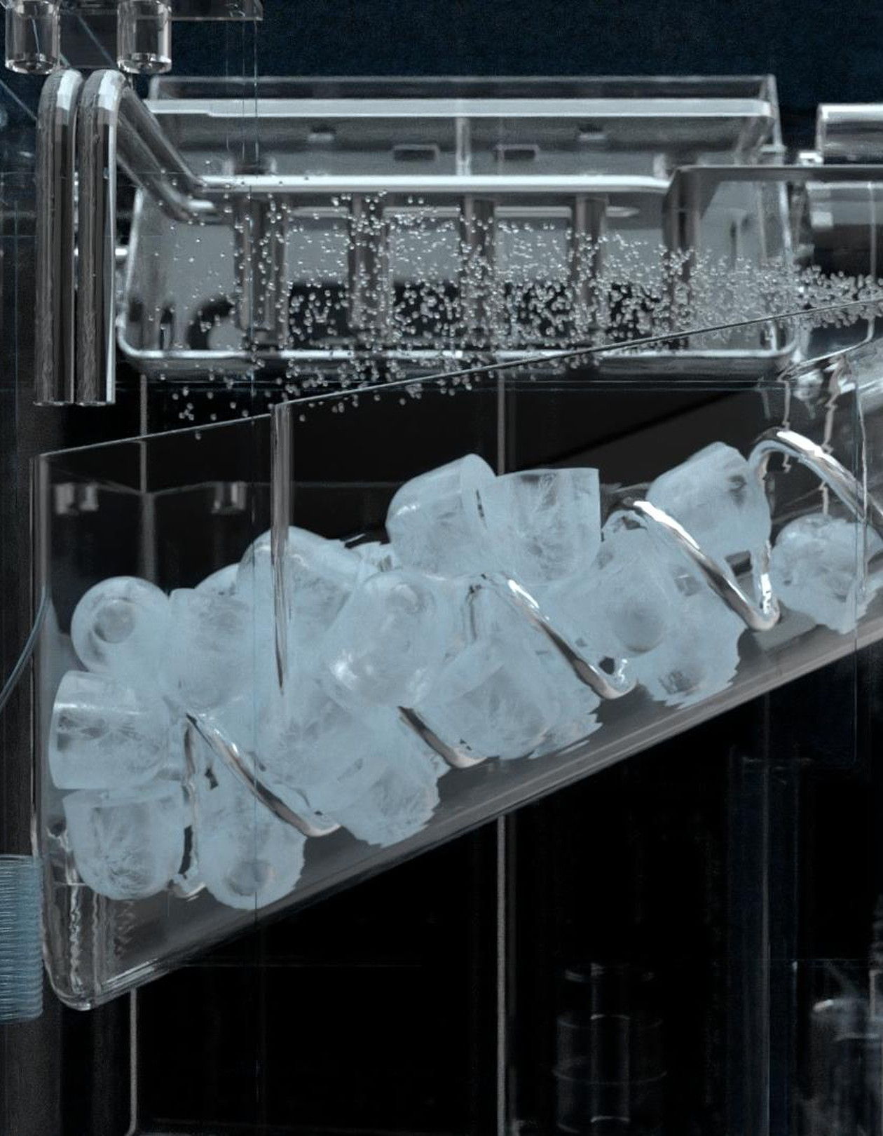 Ions in the ice bin